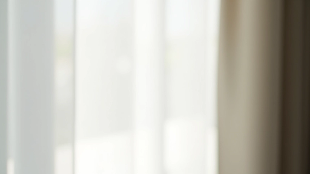 Close-up detail of layered window treatment system showing sheer fabric in foreground with opaque roller shade behind, demonstrating fabric layering technique